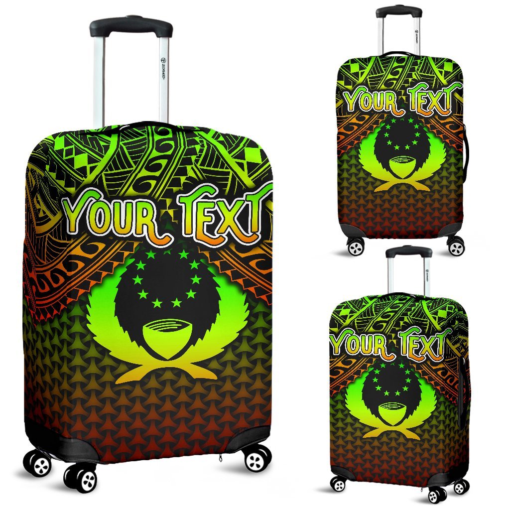 Polynesian Pohnpei Personalised Luggage Covers - Reggae Vintage Polynesian Patterns - Polynesian Pride