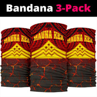 Protect Mauna Kea Hawaiian Bandana 3 - Pack - Ku Kia'i Mauna - Polynesian Pride