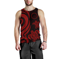 Cook Islands Men's Tank Top - Red Tentacle Turtle - Polynesian Pride