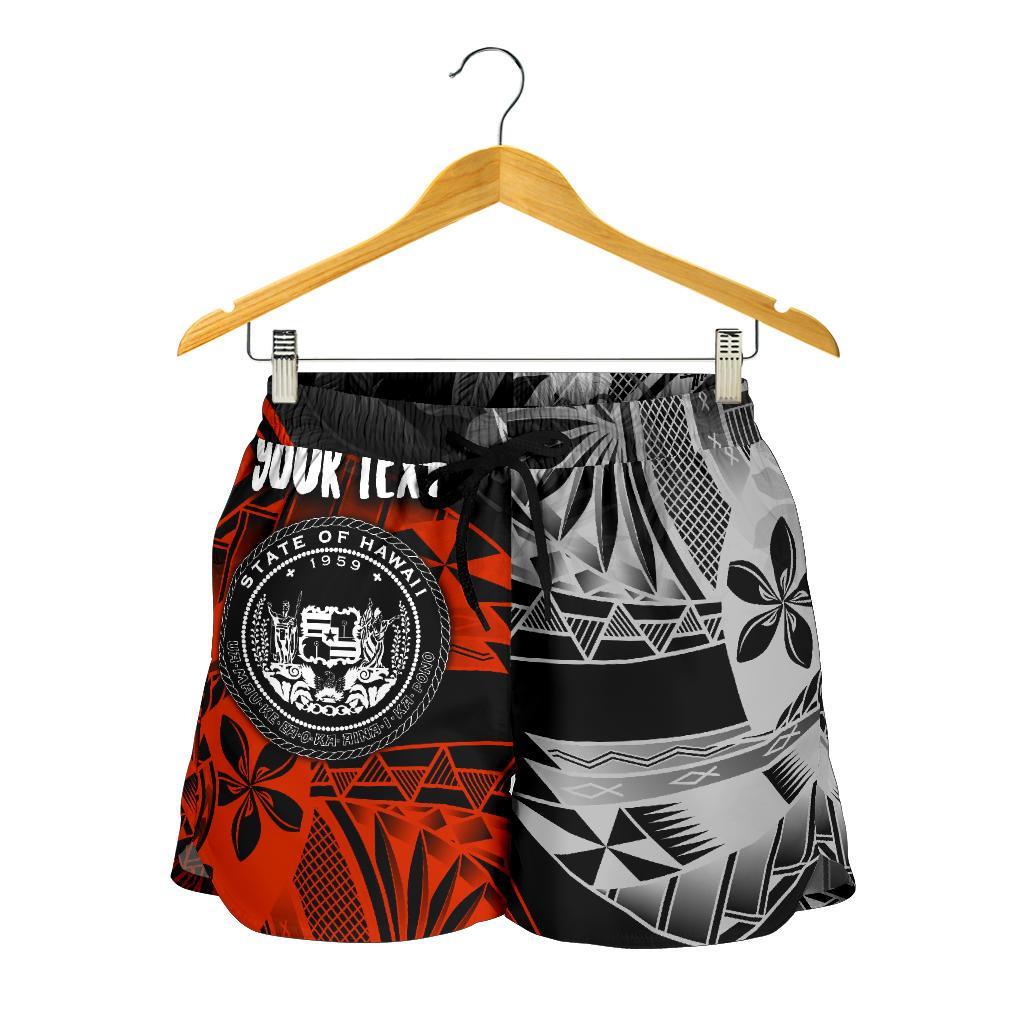 Polynesian Hawaii Personalised Women's Shorts - Vintage Polynesian Style - Polynesian Pride