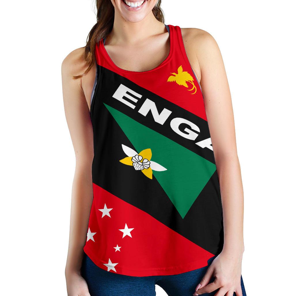 Papua New Guinea Women's Racerback Tank - Enga Province - Polynesian Pride