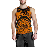 Polynesian Men's Tank Top - Guam Flag, Seal with Maui Moana Tattoo - Polynesian Pride