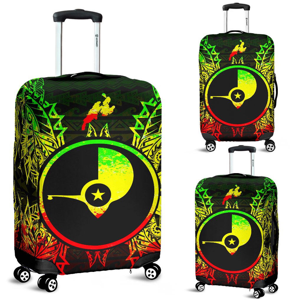 Yap Polynesian Luggage Covers Map Reggae Reggae - Polynesian Pride