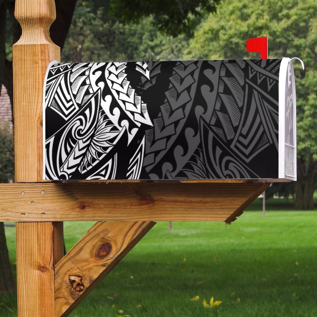 Federated States of Micronesia Mailbox Cover - Wings Style Mailbox Cover - Federated States of Micronesia Black - Polynesian Pride