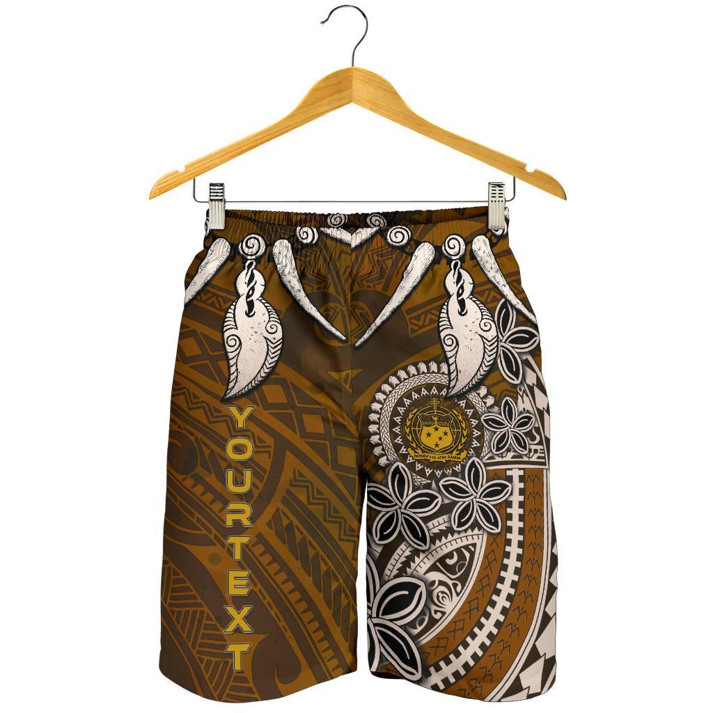 Samoa Custom Personalised Men's Shorts - Polynesian Boar Tusk - Polynesian Pride