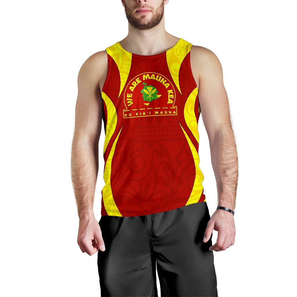 Mauna Kea Men's Tank Top 02 - Polynesian Pride