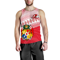 Tonga Rugby Men's Tank Top Polynesian Style - Polynesian Pride