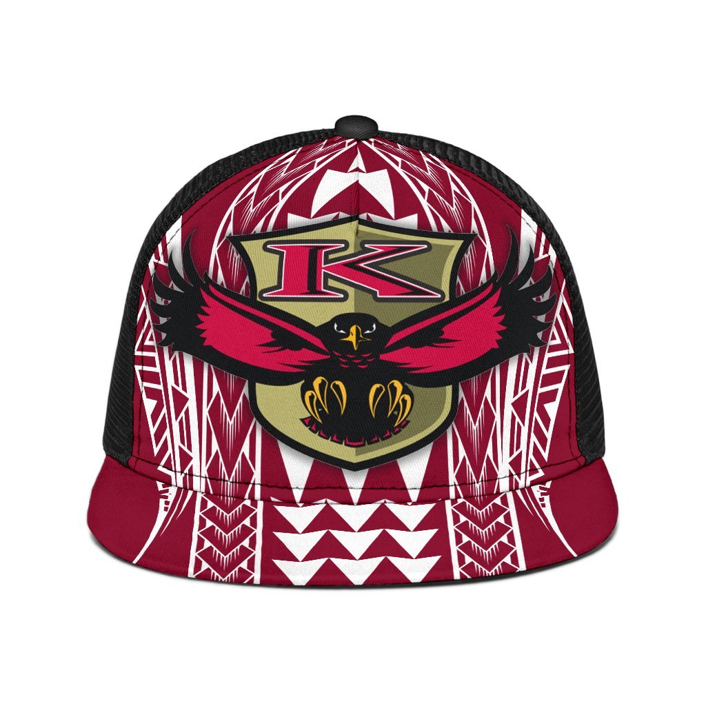 Hawaii - Kauai High Trucker Hat - AH Trucker Hat Universal Fit Red - Polynesian Pride