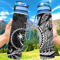 Chuuk State Hydro Tracking Bottle - Wings Style Hydro Tracking Bottle - Chuuk 32oz Large Black - Polynesian Pride