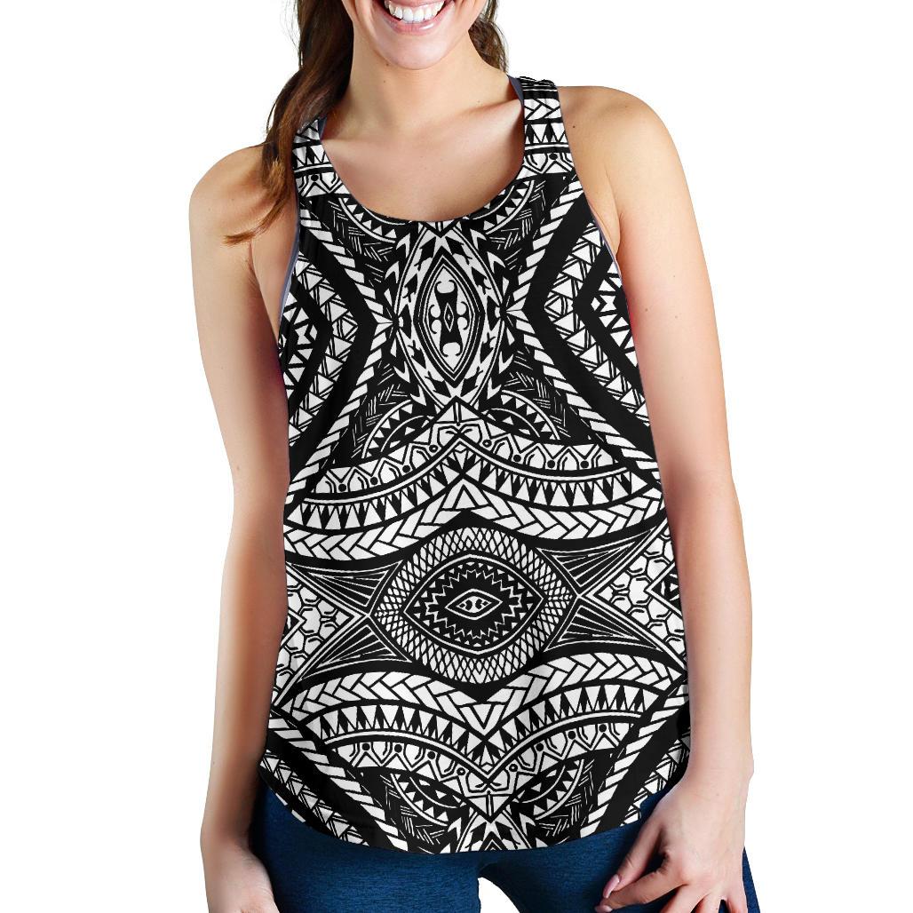 Micronesia Women's Racerback Tank - Micronesian Pattern - Polynesian Pride
