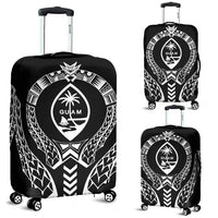 Guam Luggage Cover - Polynesian Tribal Black - Polynesian Pride