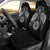 American Samoa Car Seat Covers - American Samoa Seal White Turtle Manta Ray Universal Fit RED - Polynesian Pride