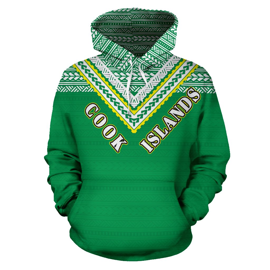 Cook Islands All Over Hoodie Polynesian Hoodie Style - Polynesian Pride