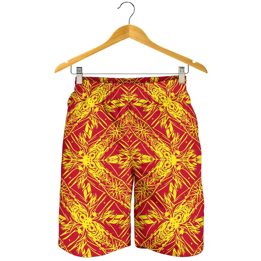 Polynesian Men's Shorts Orange - Polynesian Pride