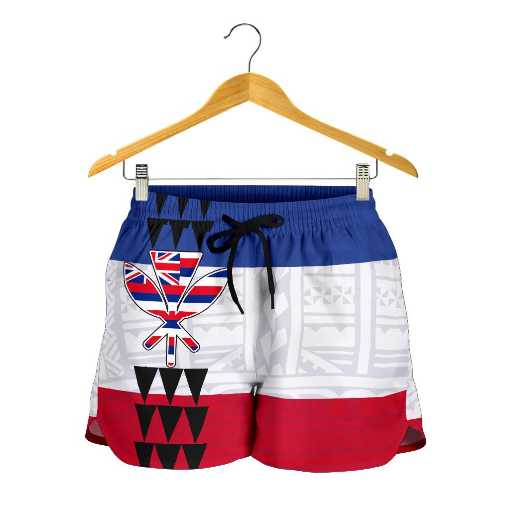 Hawaii Flag Polynesian Women's Shorts - Polynesian Pride