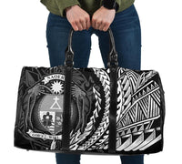 Nauru Travel Bag - Custom Personalised Wings Style Travel Bag - Black - Nauru One size Black - Polynesian Pride