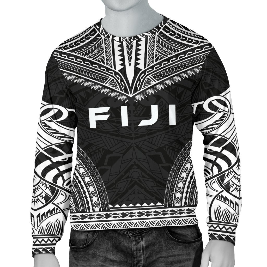 Fiji Sweater - Polynesian Chief Black Version Unisex Black - Polynesian Pride