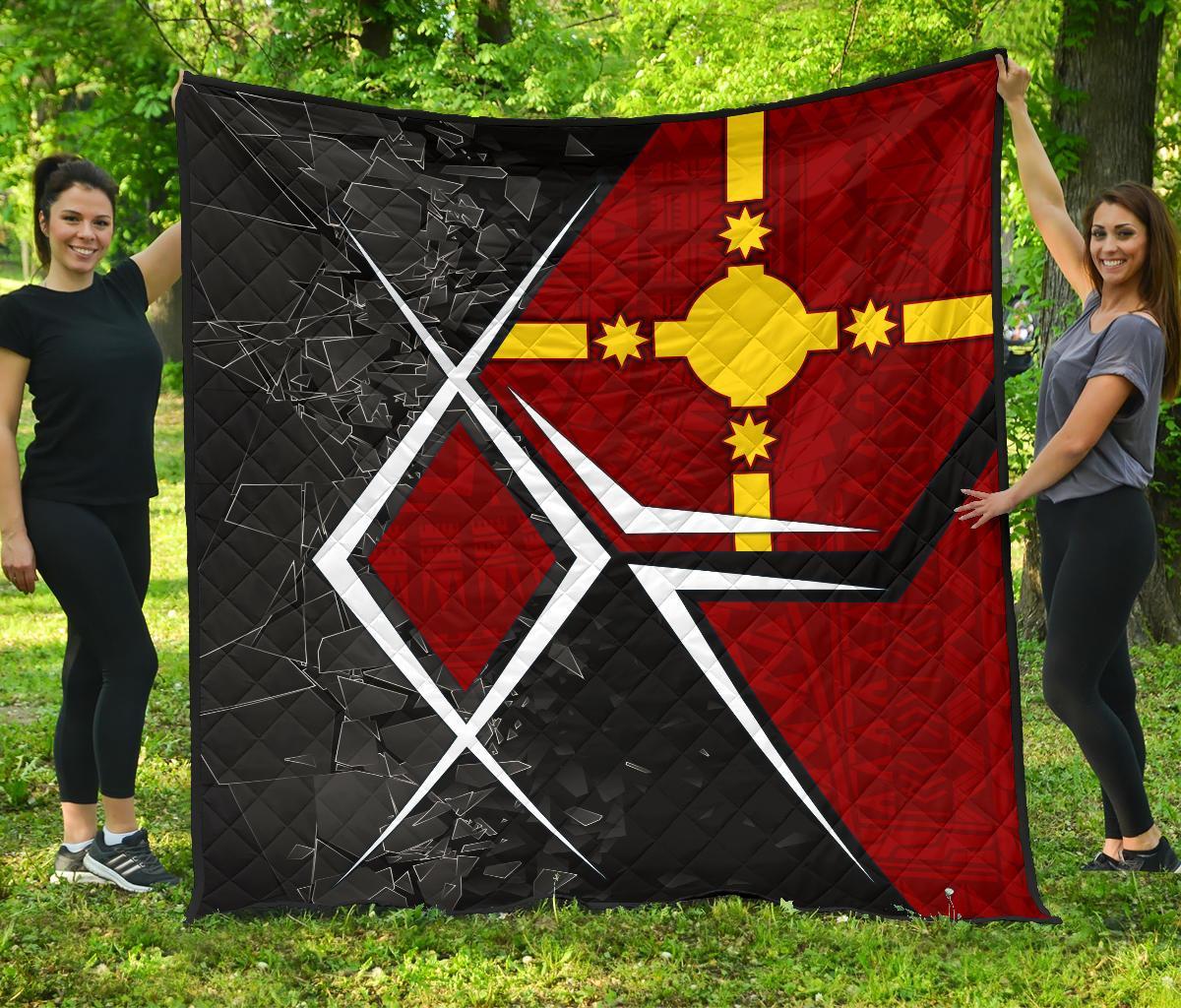 Rotuma Polynesian Premium Quilt - Rotuman Flag - Polynesian Pride