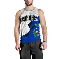 Pohnpei Special Grunge Flag White Men's Tank Top A0 - Polynesian Pride