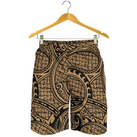 Polynesian Maori Lauhala Gold Men's Short - Polynesian Pride