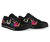 Pohnpei Low Top Shoes - Micronesian Hibiscus - Polynesian Pride