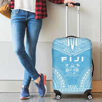 Fiji Flag Polynesian Chief Luggage Cover - Polynesian Pride