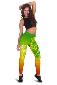 Kanaka Maoli Polynesian Leggings - Turtle Style - Polynesian Pride
