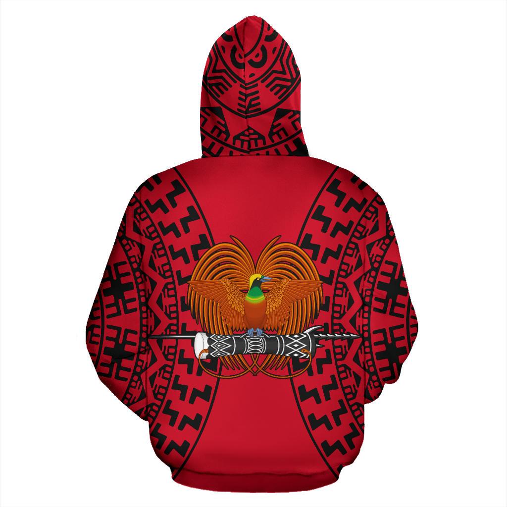 Papua New Guinea All Over Hoodie Polynesian New Tattoo - Polynesian Pride