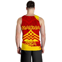 Hawaii Mauna Kea King Polynesian Men's Tank Top - Polynesian Pride