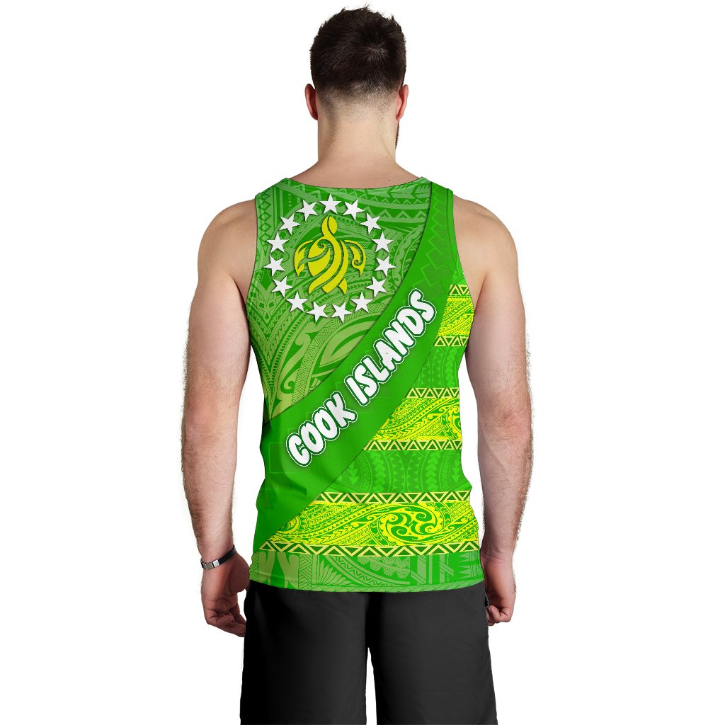 Cook Islands Men Tank Top Polynesian Victorian Vibes - Polynesian Pride