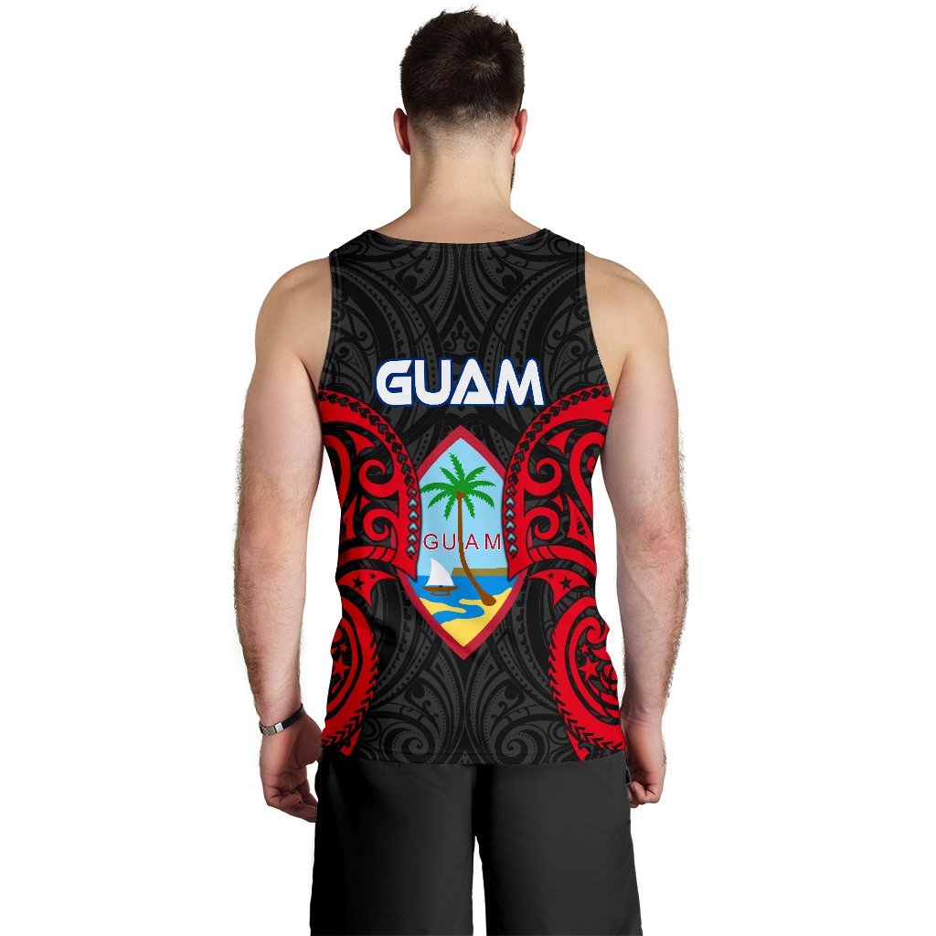 Guam Polynesian Custom Personalised Men's Tank Top - Guam Spirit - Polynesian Pride