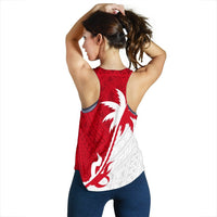 Tahiti Polynesian Coconut Tree Women'S Racerback Tank - Polynesian Pride