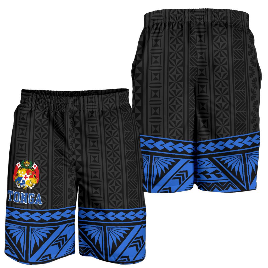 Tonga All Over Print Men's Short - Blue Polynesian - Polynesian Pride