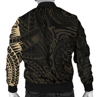 Samoa in My Heart Polynesian Tattoo Style Men's Bomber Jacket - Polynesian Pride