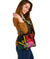 Vanuatu Shoulder Handbag - Vanuatu Flag with Hibiscus - Polynesian Pride