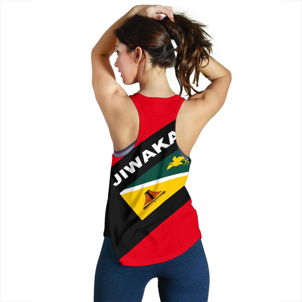 Papua New Guinea Women's Racerback Tank - Jiwaka Province - Polynesian Pride