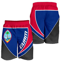 Guam Flag Spine Men Short - Polynesian Pride