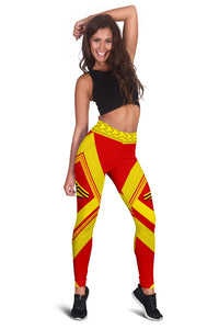 Hawaiian Mauna Kea Polynesian Leggings - Diamond Style - Polynesian Pride