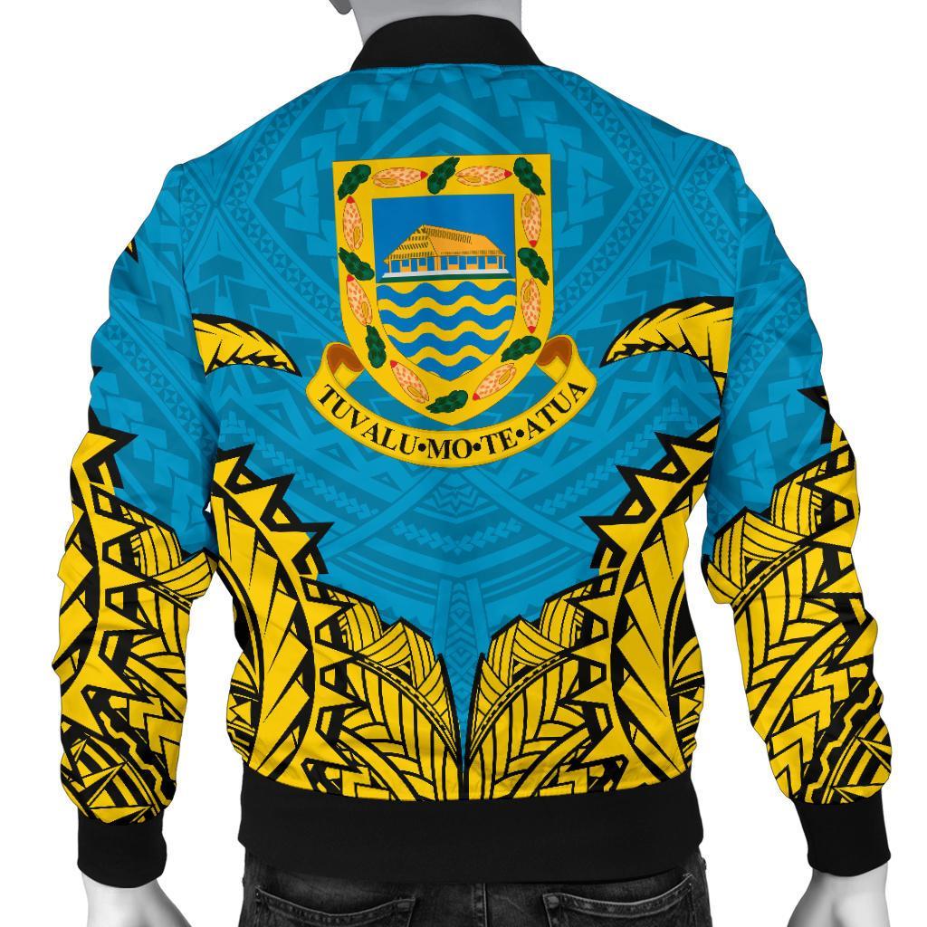 Tuvalu Premium Men's Bomber Jacket - Polynesian Pride