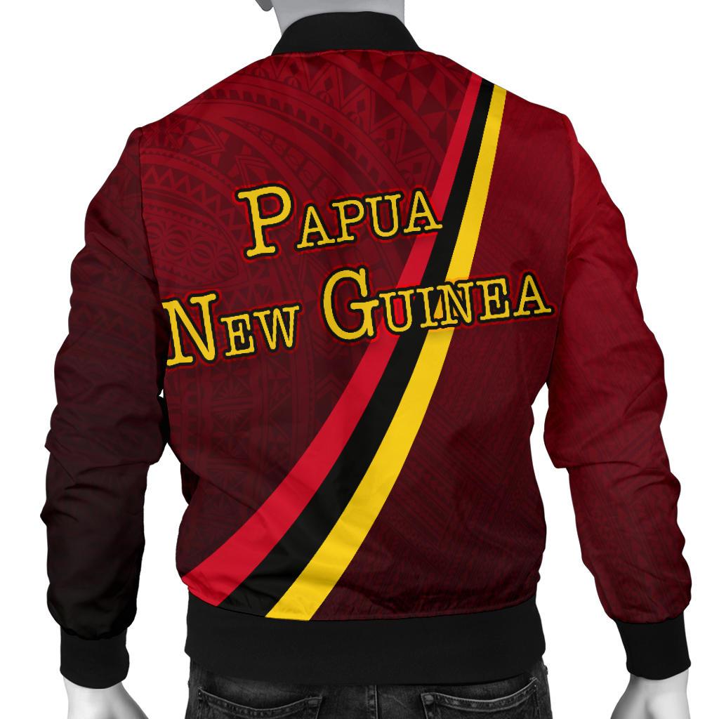 Papua New Guinea Men Bomber Jacket - Sailing Style - Polynesian Pride
