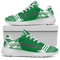 Norfolk Island Sport Sneakers - Polynesian Tattoo Flag - Polynesian Pride
