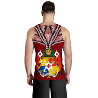 Tonga Polynesian Men's Tank Top - Tongan Ngatu Pattern - Polynesian Pride