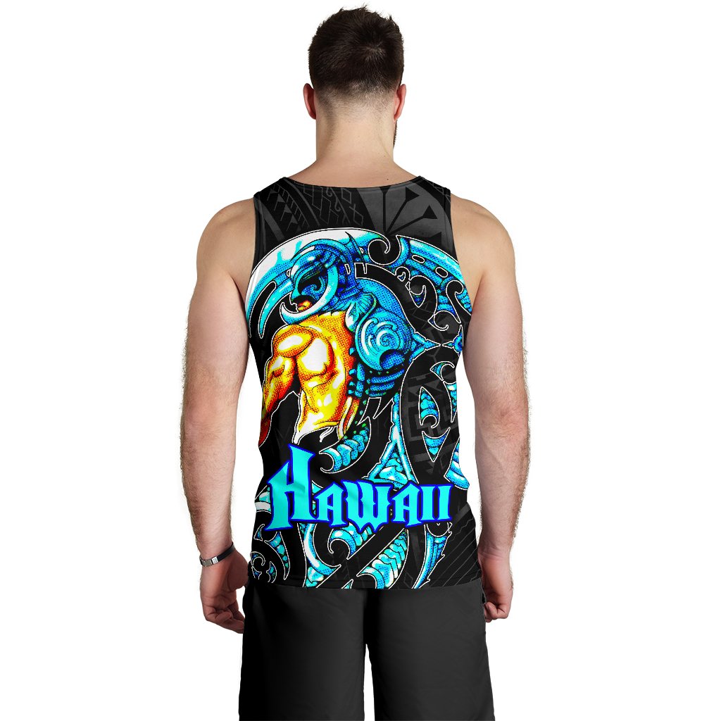 Hawaii Men's Tank Top - Hawaii Warrior Kanaka Maoli - Polynesian Pride