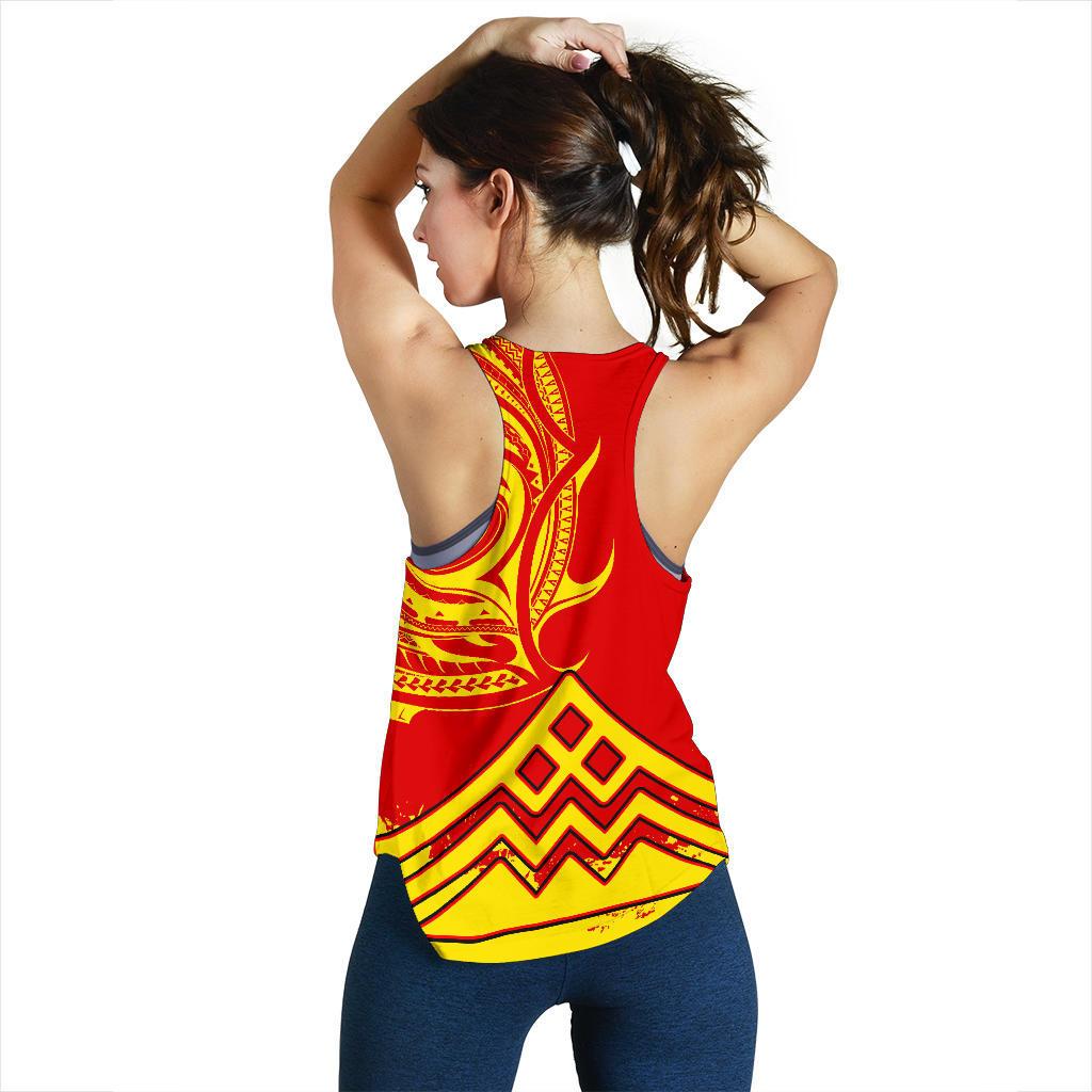 Hawaii Racerback Tank King Polynesian Mauna Kea - Polynesian Pride