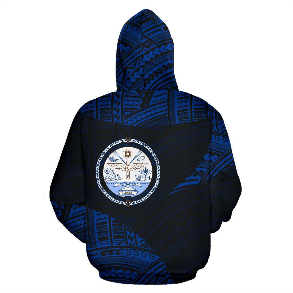 Marshall Islands Hoodie Marshall Islands Flag Seal Endless 02 - Polynesian Pride