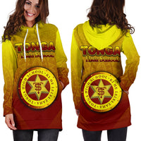 Tonga High School Women's Hoodie Dress Polynesian Style - Polynesian Pride