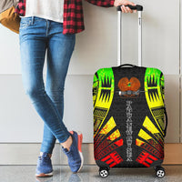 Papua New Guinea Luggage Cover - Polynesian Tattoo Reggae - Polynesian Pride