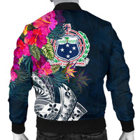 Samoa Men's Bomber Jacket - Samoan Summer Vibes - Polynesian Pride