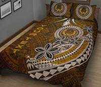 Pohnpei Custom Personalised Quilt Bed Sets - Polynesian Boar Tusk - Polynesian Pride