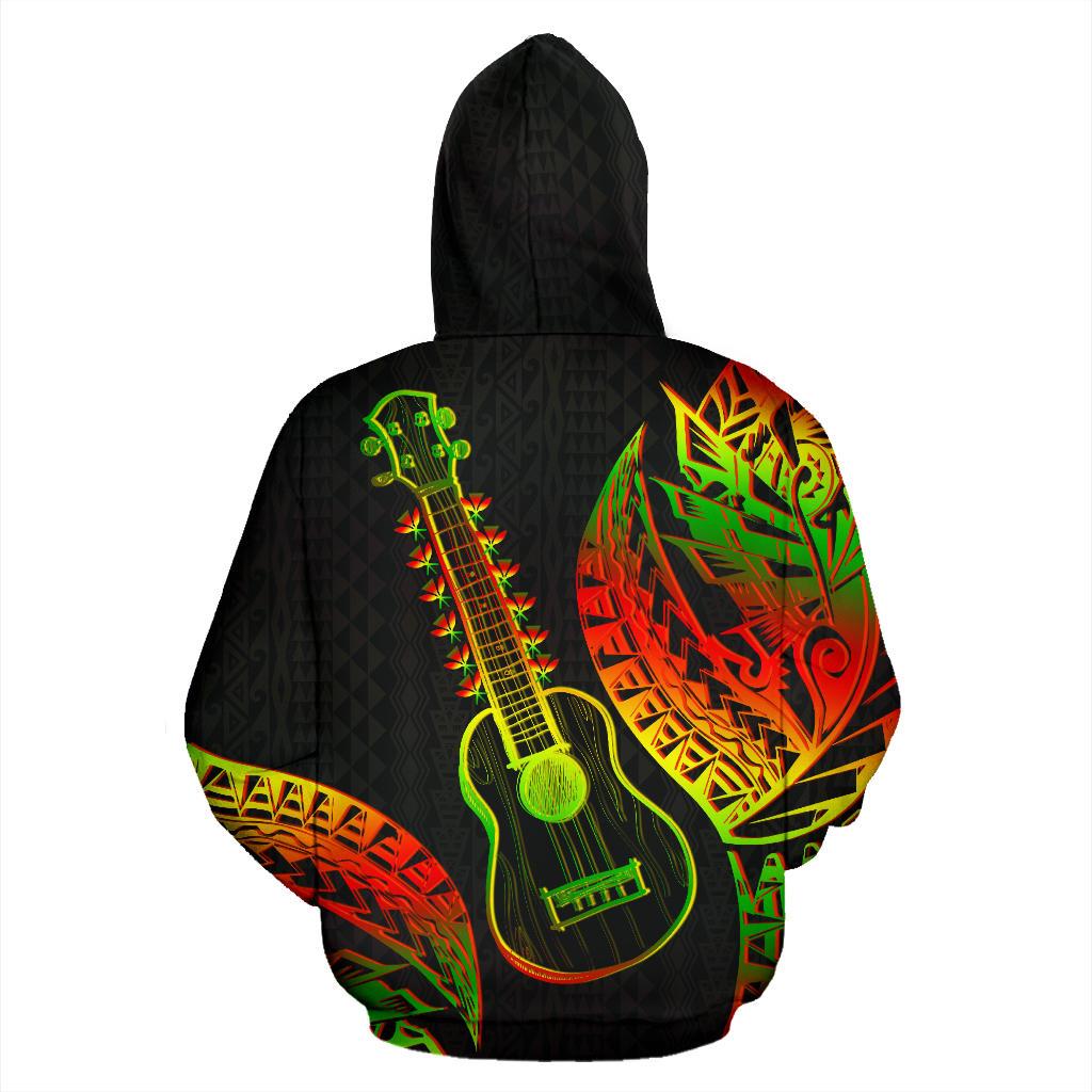 Polynesian Hawaii Hoodie Ukulele - Polynesian Pride